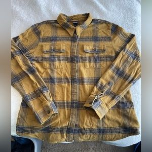Patagonia Organic Cotton Worn Wear Fjord Flannel Shirt